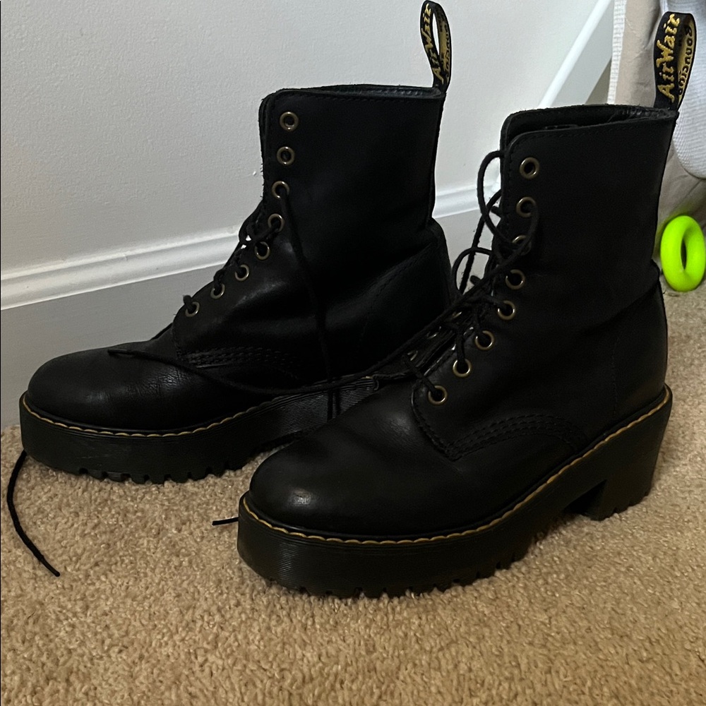 Dr. Martens Black Combat Boots
